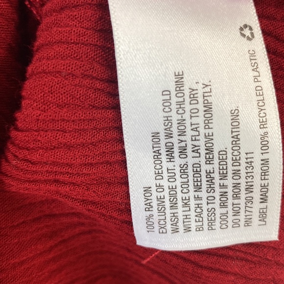 Xhilaration Sleeveless boho tiered burgundy midi dress, Size Large - Picture 8 of 8